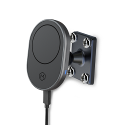 MIGHTY MOUNT Magsafe Wireless Car Charger Mount With Drill Base Amps Mounting Plate