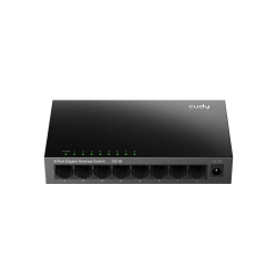 CUDY Gs108 8-Port Gigabit Unmanaged Ethernet Switch | Ethernet Splitter Plug & Play Fanless Metal Design Shielded Ports Traffic Optimization