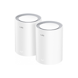 CUDY M3000 Ax3000 2.5G Dual Band Wi-Fi 6 Mesh System, 2-Pack | Covers Up to 4800 Sq.ft., Replaces Wireless Router And Extender, Supports Ethernet