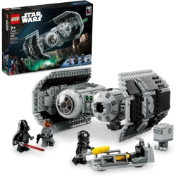 LEGO Star Wars Tie Bomber Model Building Kit, Star Wars Toy Starfighter \w Gonk Droid Figure, Darth Vader Minifigure And Lightsaber, Collectible
