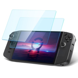 HLD Legion Go Screen Protector Anti Light 2 Pack Light Blocking Tempered Glass Film Anti-Scratch Bubble Free for Lenovo Legion Go Gaming Handheld