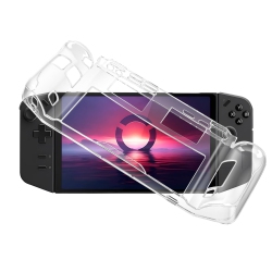 HLD Legion Go Case Ergonomic Grip Soft Tpu Shock-Absorption Case Anti-Fingerprint Scratch Resistant Cover for Lenovo Legion Go Gaming Handheld 8.8