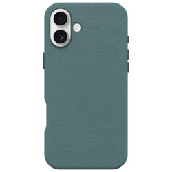OtterBox Symmetry Cactus Leather Fitted Hard Shell Case with MagSafe for iPhone 16 Plus - Rich Adobe