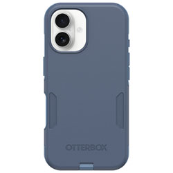 OtterBox Commuter Fitted Hard Shell Case with MagSafe for iPhone 16 - Baby Blue Jeans
