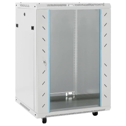 VIDAXL 15U Network Cabinet 19" Ip20 60X45X86 Cm In Grey