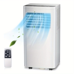 ZAFRO 10, 000 Btu Portable Air Conditioners Cool Up to 400 Sq.ft, 4 Modes Portable Ac \w Remote Control/large Led Display/24Hrs Timer/installation