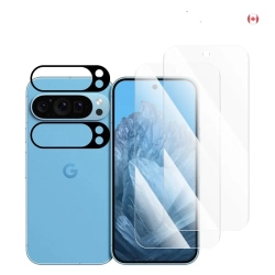 KEEGUARD 2 X Pixel 9 Pro Tempered Glass And 2 X Camera Lens Protector | Ultimate Protection for Your Device