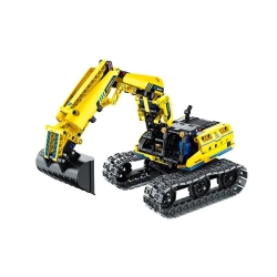 TRADEOPIA Diy Construction Excavator Truck Premium Building Kit - 430 Pieces, R/c 2.4Ghz, App Programming, Ages 6+, Educational Stem Toy