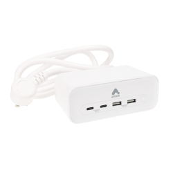 AMAZE Pd 20W 7-Port Wall Plug Extension: 3 Sockets + 2 X USB-C + 2 X USB-A