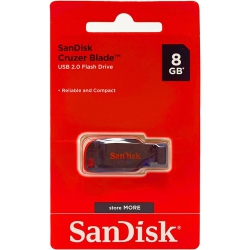 SANDISK Cruzer Blade 8GB USB 2.0 Flash Drive- Sdcz50-008G-B35