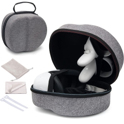 HLD Vr Carrying Cases Compatible for Oculus Quest 2, Hard Carrying Travel Case All-In-One Storage, Compatible \w Elite Strap Vr Headset And Handle