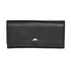 ROOTS Ladies Slim Trifold Clutch Wallet In Multicolor