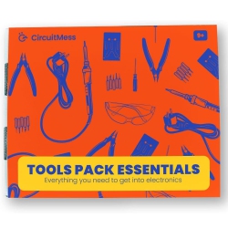 CIRCUITMESS Tools Pack Essentials for Diy Electronic Kits, Glasses, Soldering Station, Soldering Stand, Cutter Pliers, Small Screwdriver, Lead-Free