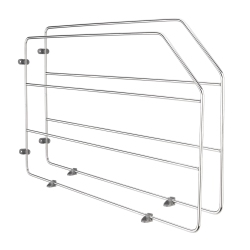 REV-A-SHELF 12" Kitchen Cabinet Baking Sheet Organizer, Chrome, 597-12Cr-2-1