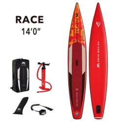 AQUA MARINA - Race 14' Racing Inflatable Stand Up Paddle Board (Isup)