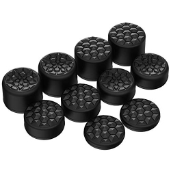 HLD Ergonomic Stick Caps Thumb Grips for Ps5 for Ps4, Xbox Series X/s, Xbox One, Xbox One X/s, Switch Pro Controller-With 3 Height Convex And