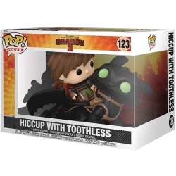 POP Movies How to Train Your Dragon 5 Inch Action Figure Deluxe - Hiccup With Toothless #123