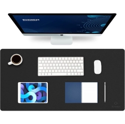 LUXCRAFT Premium Leather Desk Mat (31.5"x15.7") - Large Office Desk Pad, Computer Desk Mat, Laptop Mat, Desk Protector, Desktop Mat, Writing Pad