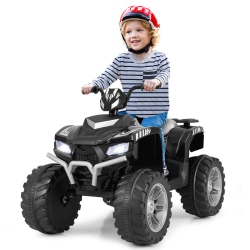 COSTWAY Honeyjoy 24V Kids Ride-On Electric Atv 4-Wheeler Quad Car With Wireless Connection
