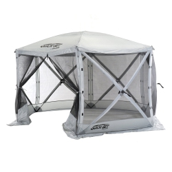 CLAM Quick-Set Escape 11.5 X 11.5 Ft Portable Outdoor Camping Shelter In Gray