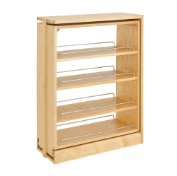 REV-A-SHELF 9" Pullout Kitchen Cabinet Filler Organizer Spice Rack, 432-Bf-9C
