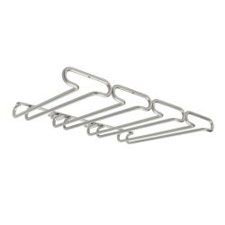 REV-A-SHELF 11" Quad Under Cabinet Glass & Stemware Holder, Nickel, 3450-11Sn