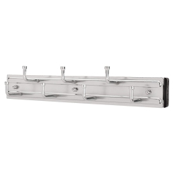 REV-A-SHELF 12" Pullout Belt Rack Closet Storage Organizer, Chrome, Brc-12Cr