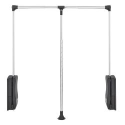 REV-A-SHELF 26" - 35" Adjustable Pulldown Closet Rod, Chrome, Cpdr-2635