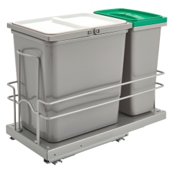 REV-A-SHELF Undermount Pullout Trash Can Recycle Bin W/ Soft-Close, 5Sbwc-815S-1