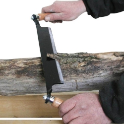 TIMBER TUFF 8" Straight Wood Blade Draw Shave Knife Woodworking Tool (2 Pack)