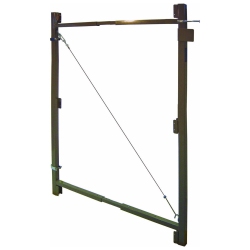 ADJUST-A-GATE Steel Frame Gate Building Kit, 36"-60" Wide Opening Up to 7' High
