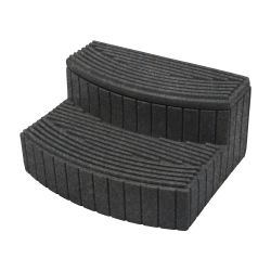 GOOD IDEAS Sora Steps Lightweight Outdoor & Indoor Storage Step, Dark Granite
