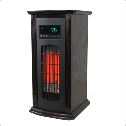 LIFESMART Lifepro 1500 Watt 1500 Btu Infrared Quartz Indoor Tower Space Heater