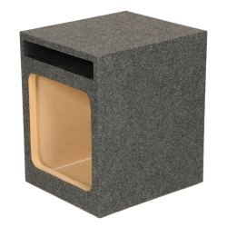QPOWER Q Power HD112 12" Single Heavy Duty Vented Square Subwoofer Sub Enclosure Box