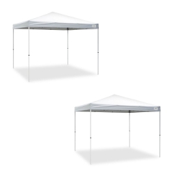 CARAVAN CANOPY Sports V Series 2 Pro 10 X 10 Ft Outdoor Tent Kit (2 Pack) In White