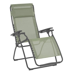 LAFUMA Lfm3118-8557 Futura Series Zero Gravity Outdoor Lounge Recliner In Green
