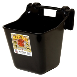 LITTLE GIANT Hf12 Heavy Duty 12 Quart Mountable Plastic Hook Feeder In Black