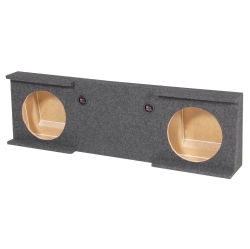 QPOWER Crew Cab 2007-2013 Underseat Dual 12" Subwoofer Box