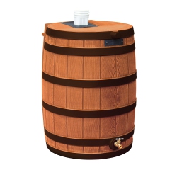 GOOD IDEAS Rain Wizard 40 Gallon Rain Barrel Water Collector, Terra Cotta