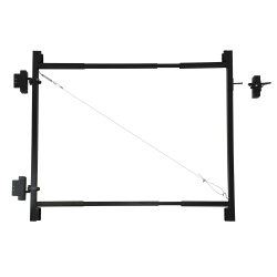 ADJUST-A-GATE Steel Frame Gate Building Kit, 36"-60" Wide Opening Up to 5' High