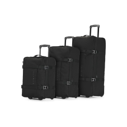BUGATTI - Denver 3 Piece Travel Duffle On Wheels Set