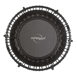 JUMPSPORT 350F Indoor Lightweight 39-Inch Folding Fitness Trampoline In Black