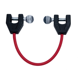 LUCKY BUMS Kids Easy Wedge Ski Bungee Cord Training Aid Tip Connector Kit In Red