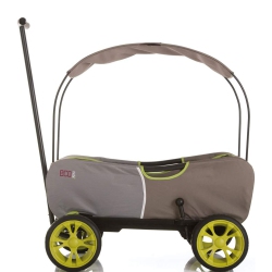 HAUCK Eco Wagon With Multipurpose Hand Pulled Utility & Easy Fold Feature In Green