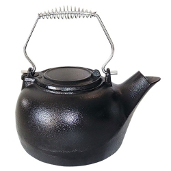 US STOVE COMPANY Vogelzang Tk-02 3 Quart Cast Iron Tea Kettle Stove Steamer Humidifier In Black
