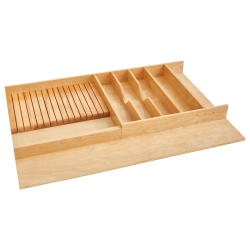 REV-A-SHELF Trim to Fit Shallow Knife Block Drawer Insert, 33.13" X 22", 4Wutkb