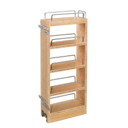 REV-A-SHELF 8" Pullout Wall Kitchen Cabinet Organizer Storage Rack, 448-Wc-8C