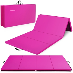 BALANCEFROM FITNESS 120 X 48" All Purpose Folding Gymnastics Exercise Mat In Pink