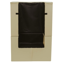 CHROMIUM Puresana Anastasia Padded Professional Hair Drying Chair for Salons