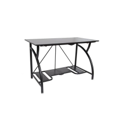 ORIGAMI Multi Purpose Folding Wooden Office Computer Furniture Table Desk In Black